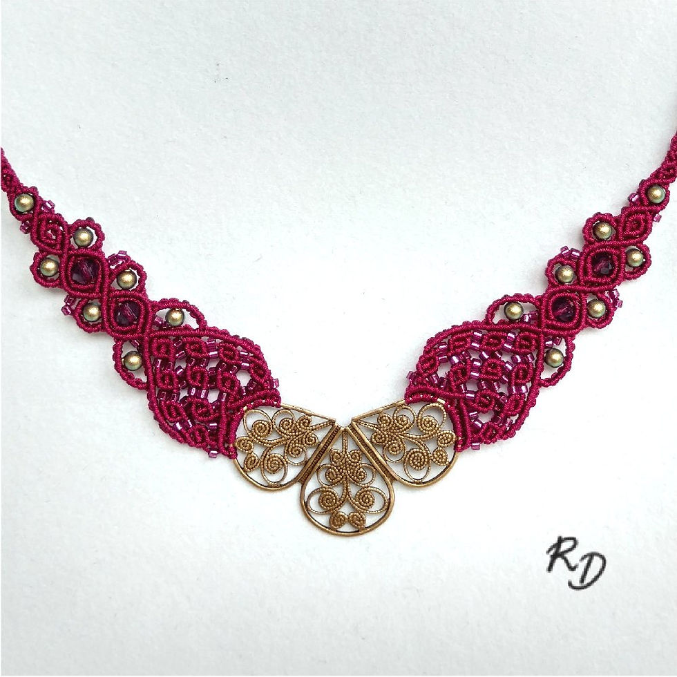 Miniature : Collier Artemisia IV Rouge