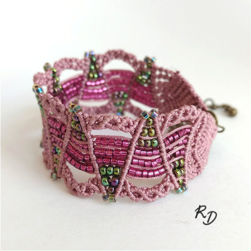 Miniature : Bracelet Zelda Vieux rose