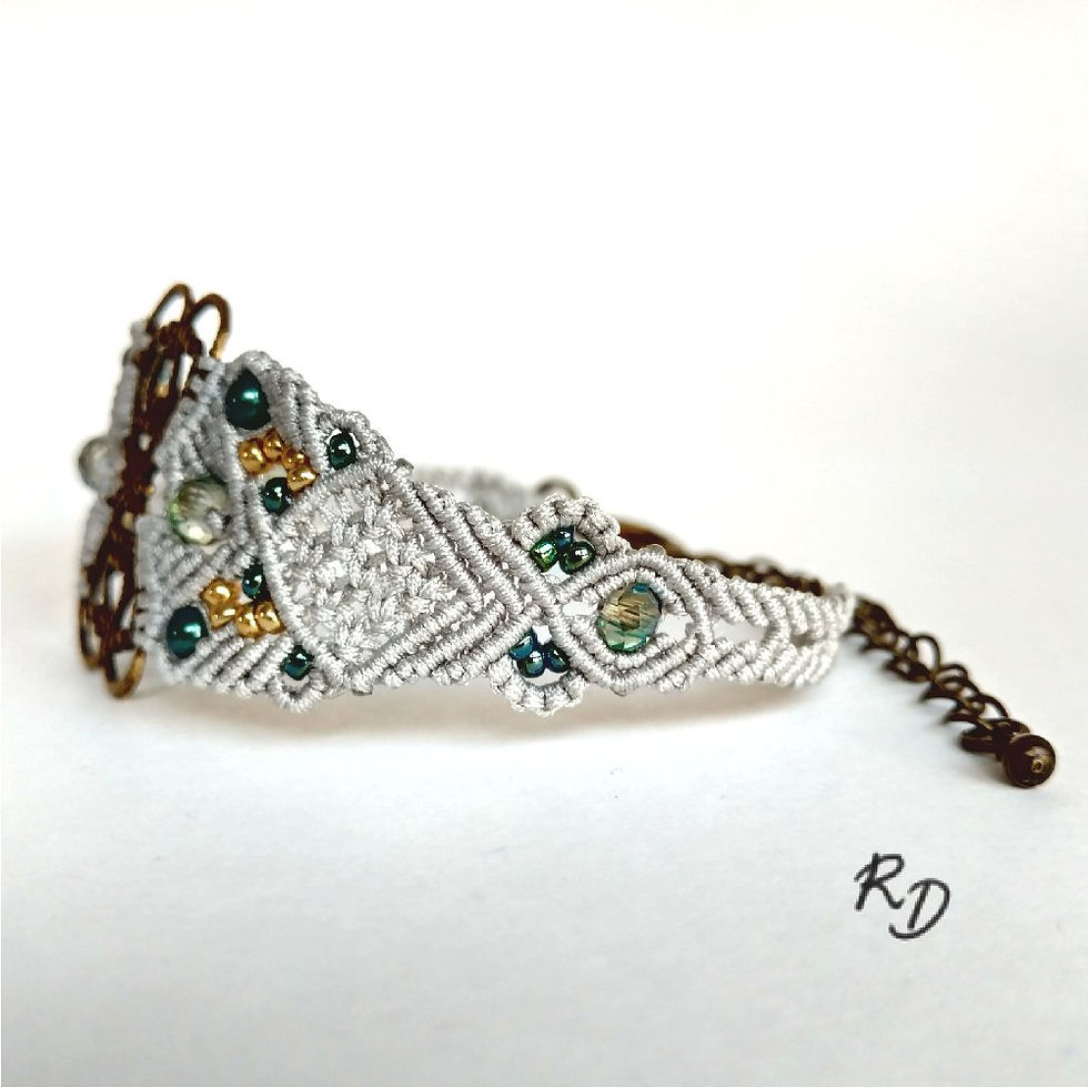 Miniature : Bracelet Artemisia D Gris perle