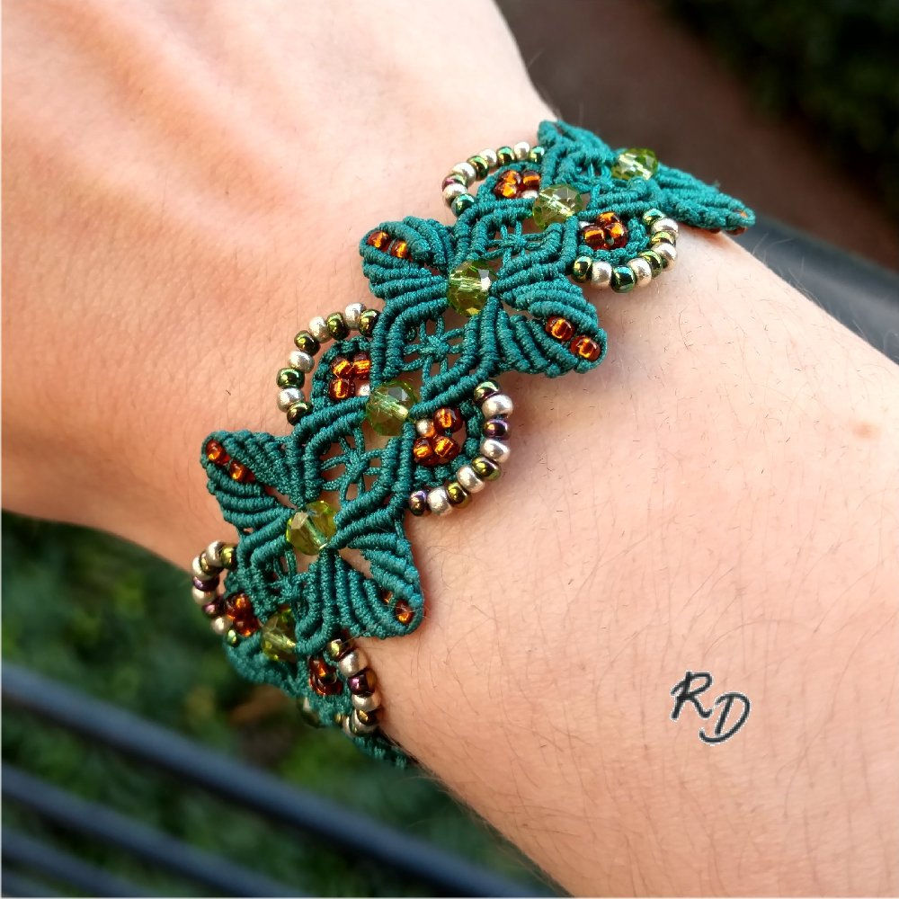 Bracelet Simone Bleu vert