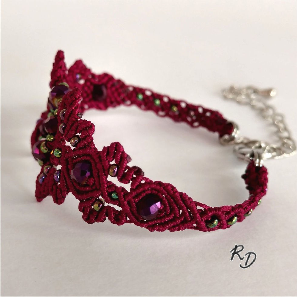 Miniature : Bracelet Olympe Rouge