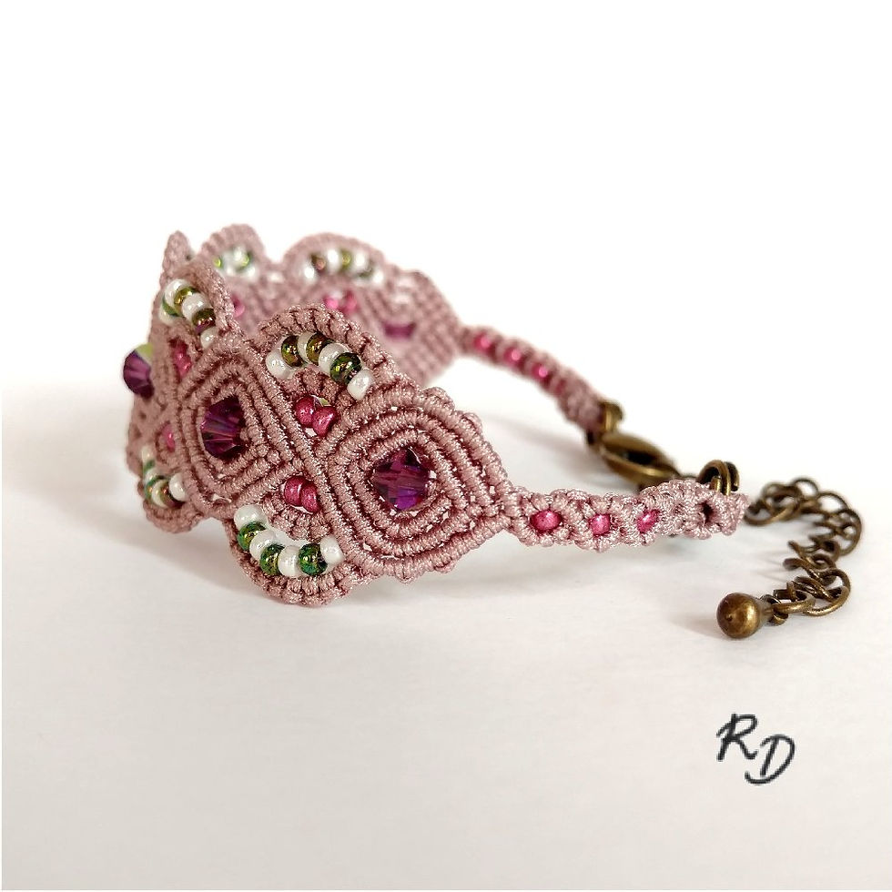 Miniature : Bracelet Shéhérazade Mauve