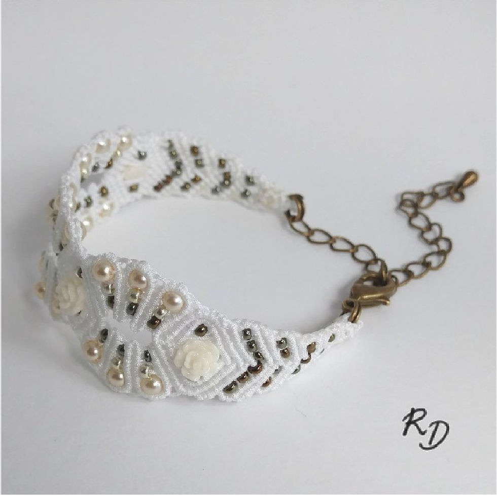Miniature : Bracelet Rosa Blanc