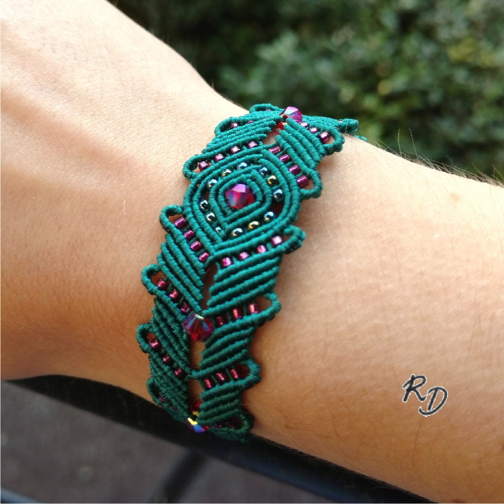 Bracelet Malala Bleu vert