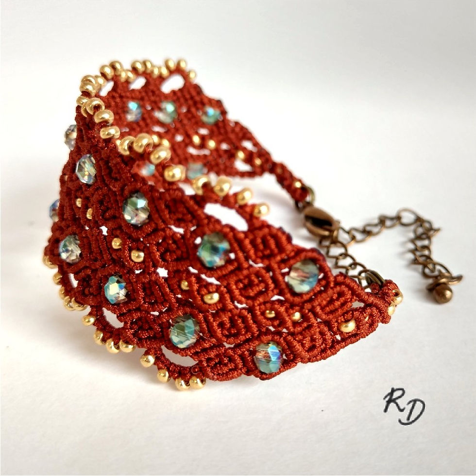 Miniature : Manchette Antoinette Rouille