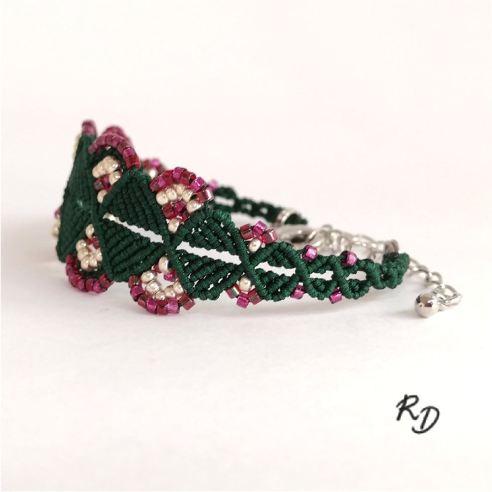 Miniature : Bracelet Ayako Vert sapin