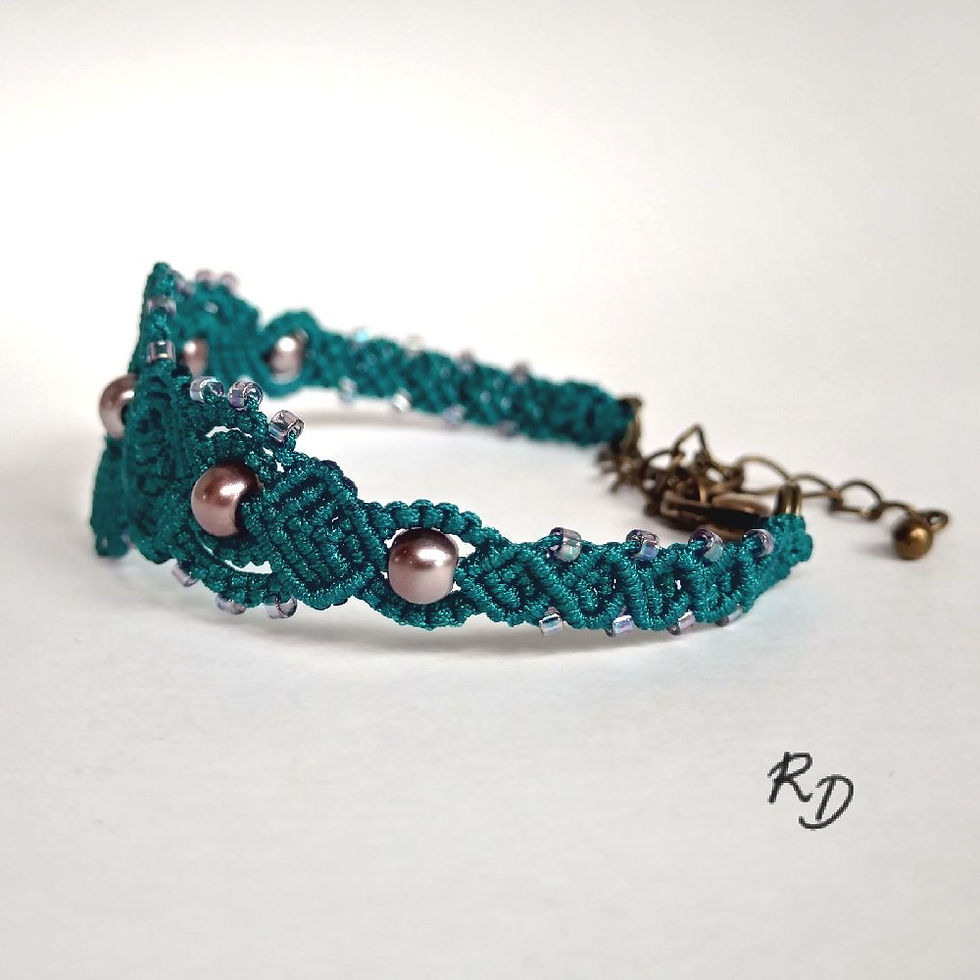 Miniature : Bracelet Mélina Bleu vert