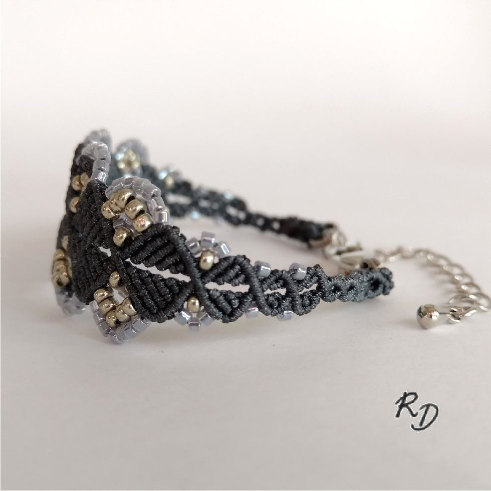 Miniature : Bracelet Ayako Gris foncé