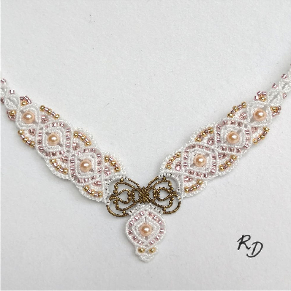 Miniature : Collier Artemisia II Blanc