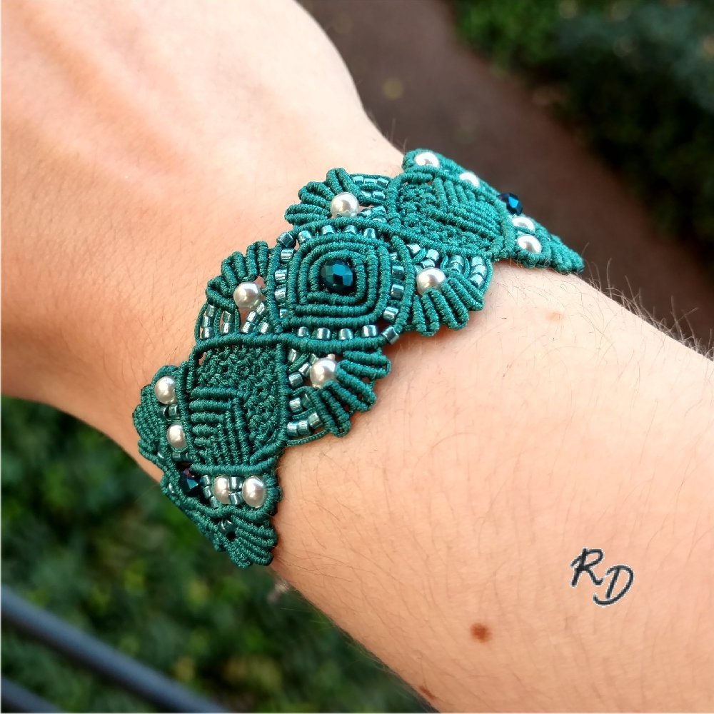 Bracelet Indira Bleu vert