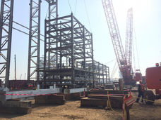 	Steel structure for oil & gas or energy plant facility