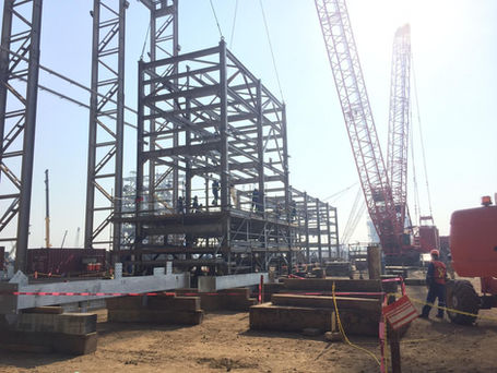 	Steel structure for oil & gas or energy plant facility