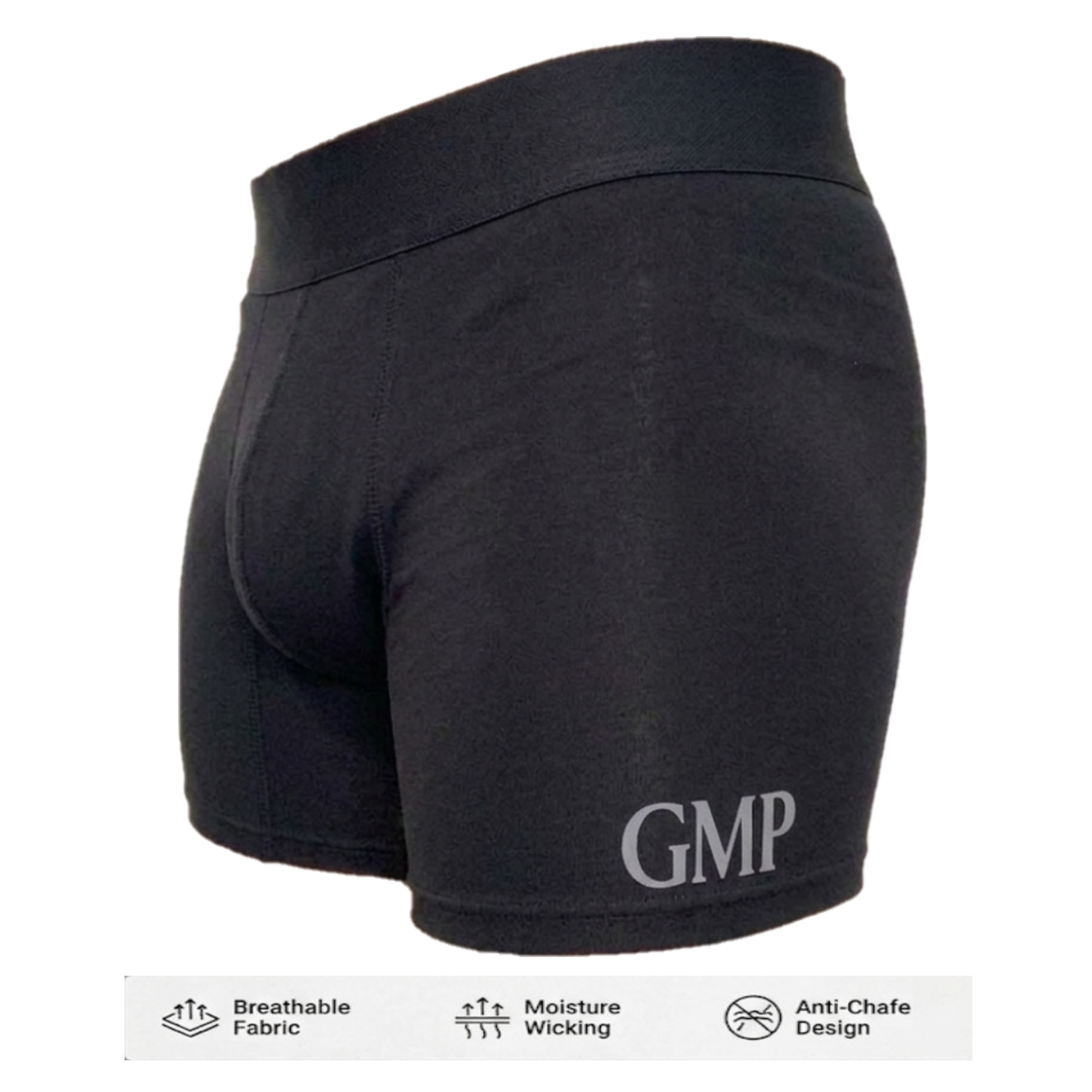 Black PrePacked Boxer Briefs