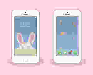 Freebies - Sfondo iPhone Aprile - www.ConfettiMood.com