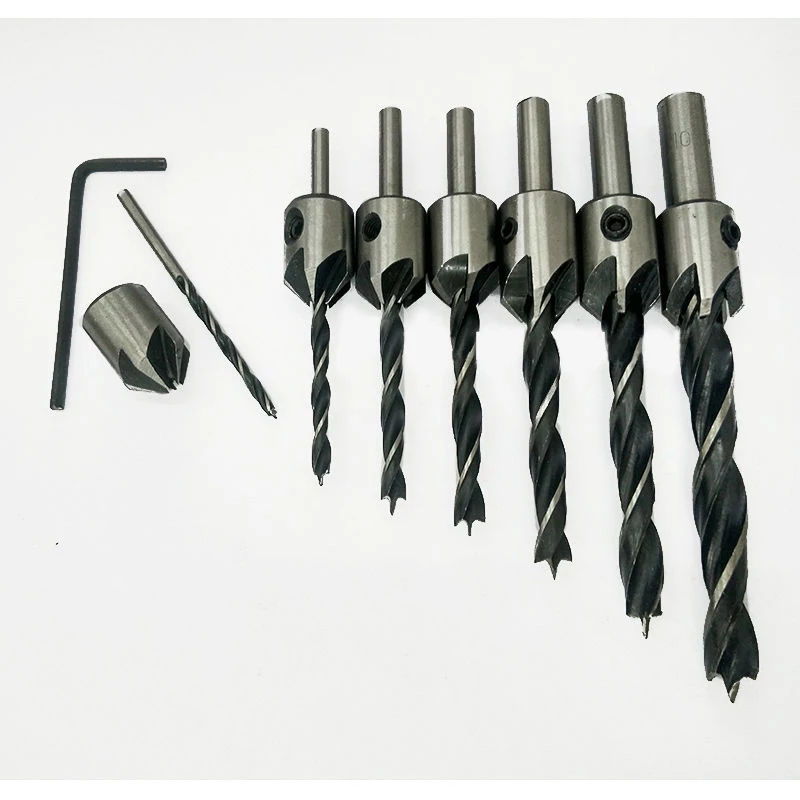 Miniatura: Brocas P/Madera C/Avellanador, 7 Pzs