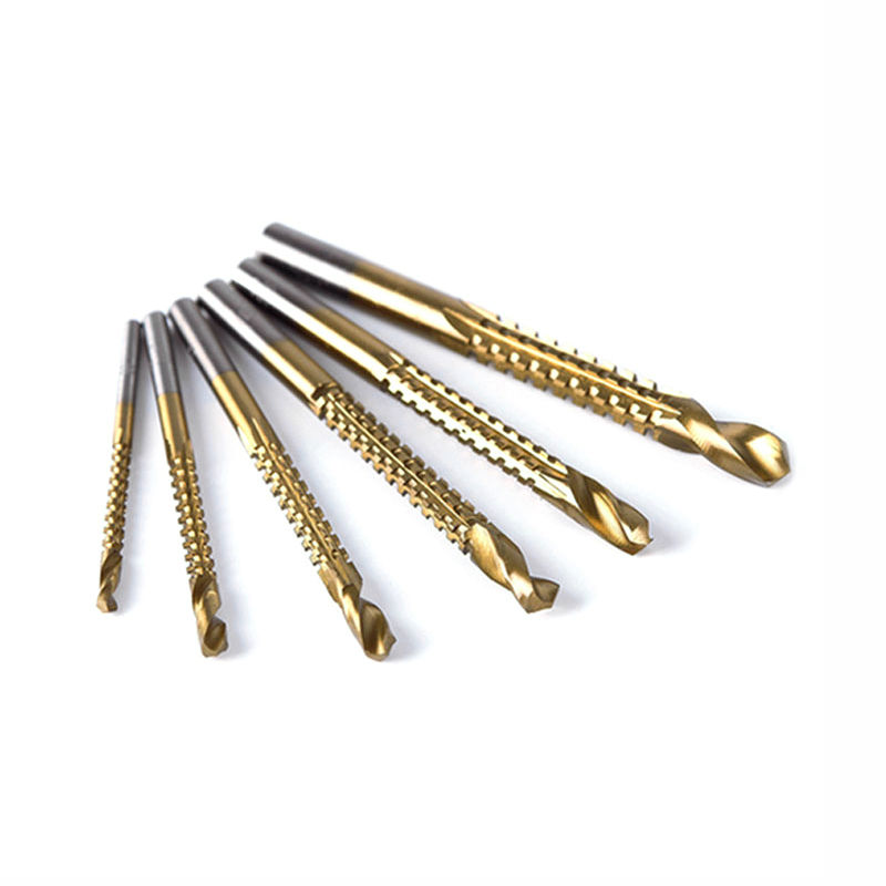 Miniatura: Brocas Fresadoras D/Titanio, 6 Pzs