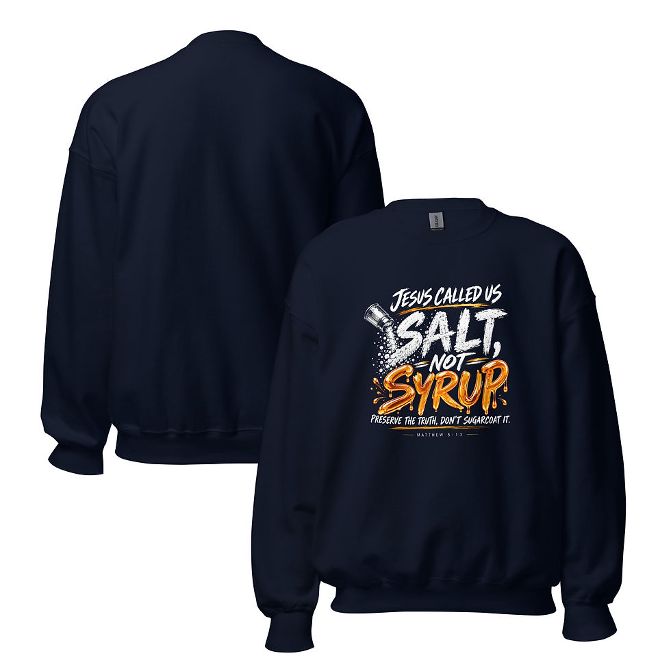 Thumbnail: Jesus Called Us Salt, Not Syrup – Christian Faith Gildan Unisex Sweatshirt