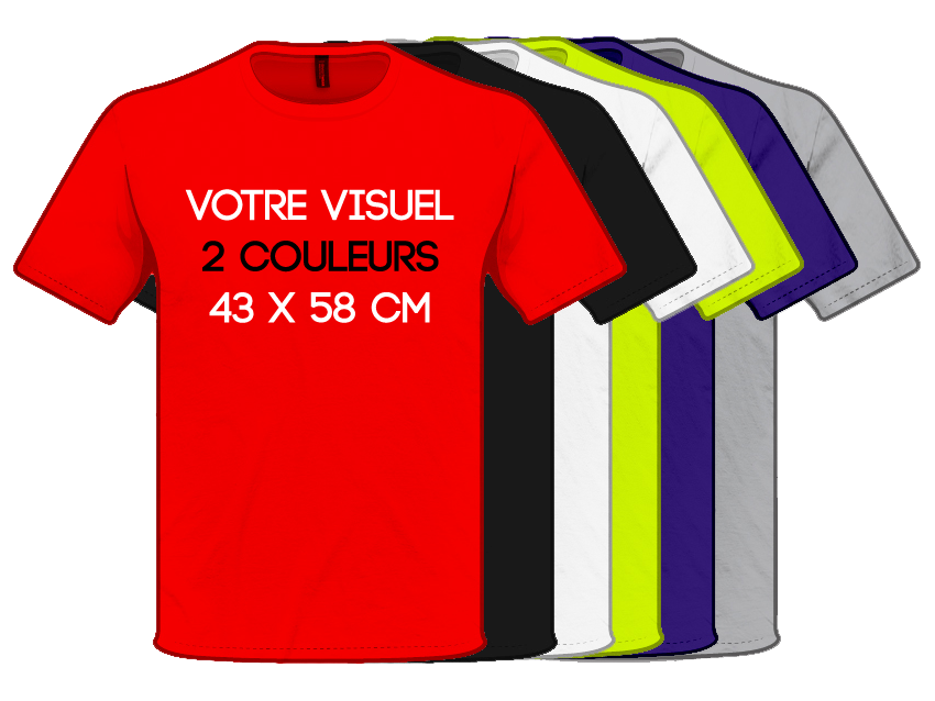 T SHIRTS - Print 2 Couleurs