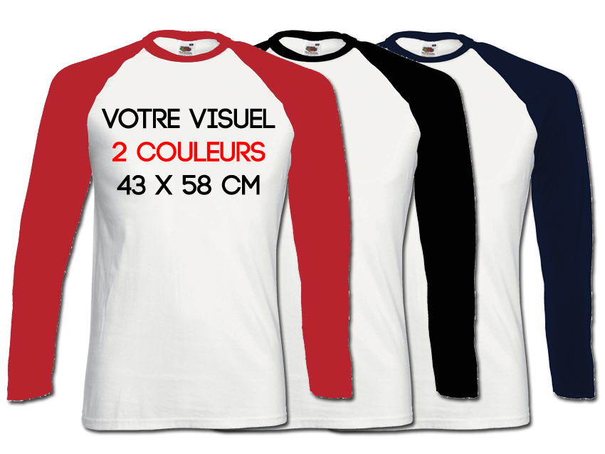 BASE BALL LS - 2 couleurs