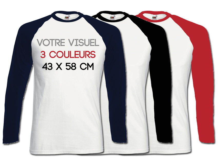 BASE BALL LS - 3 couleurs