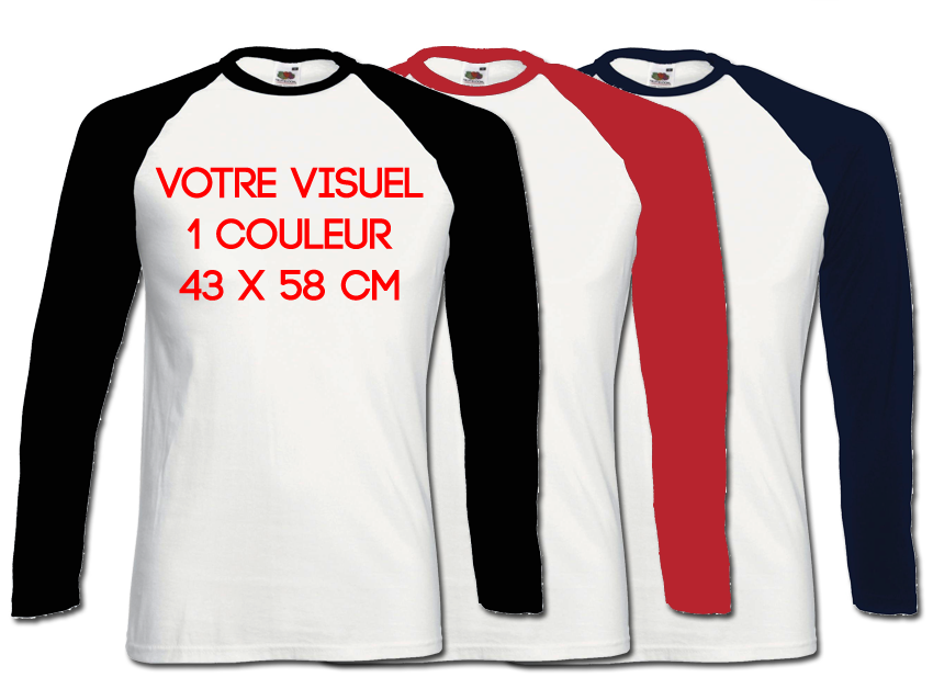 BASE BALL LS - 1 couleur