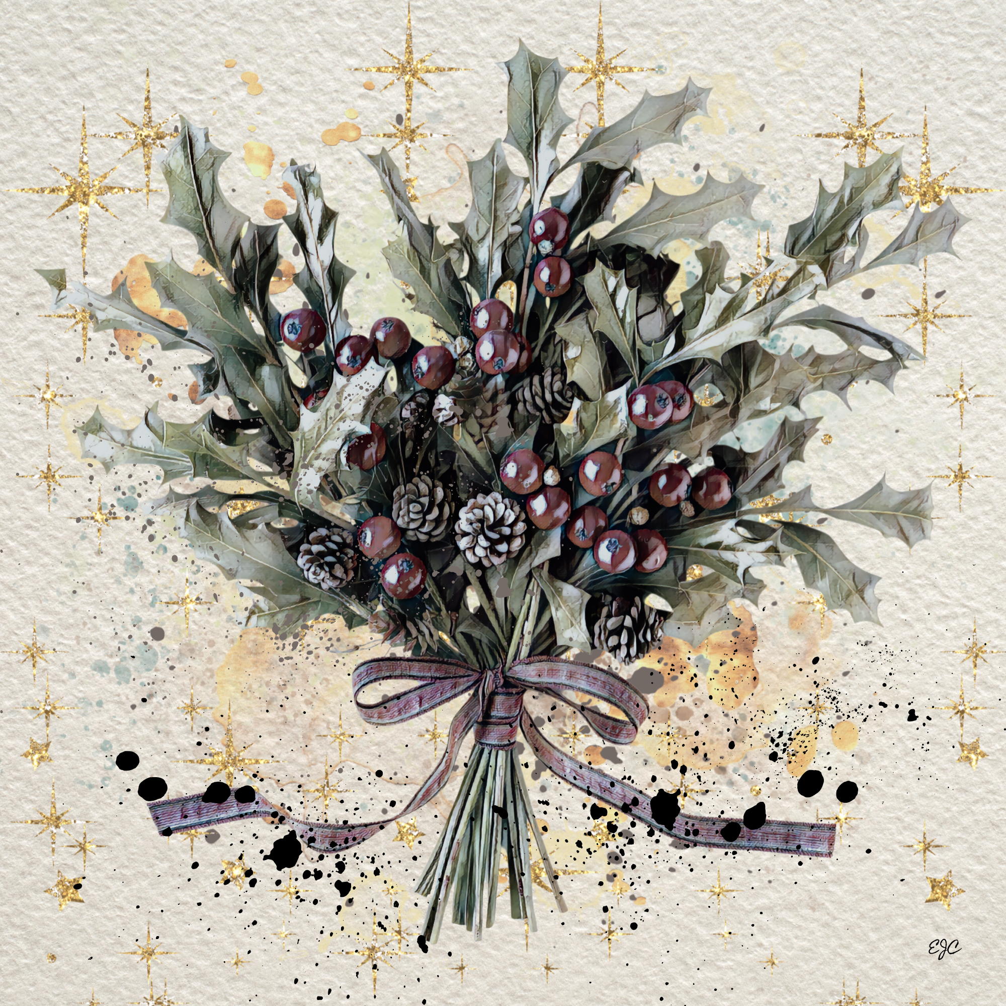 Advent - Holly & Berries