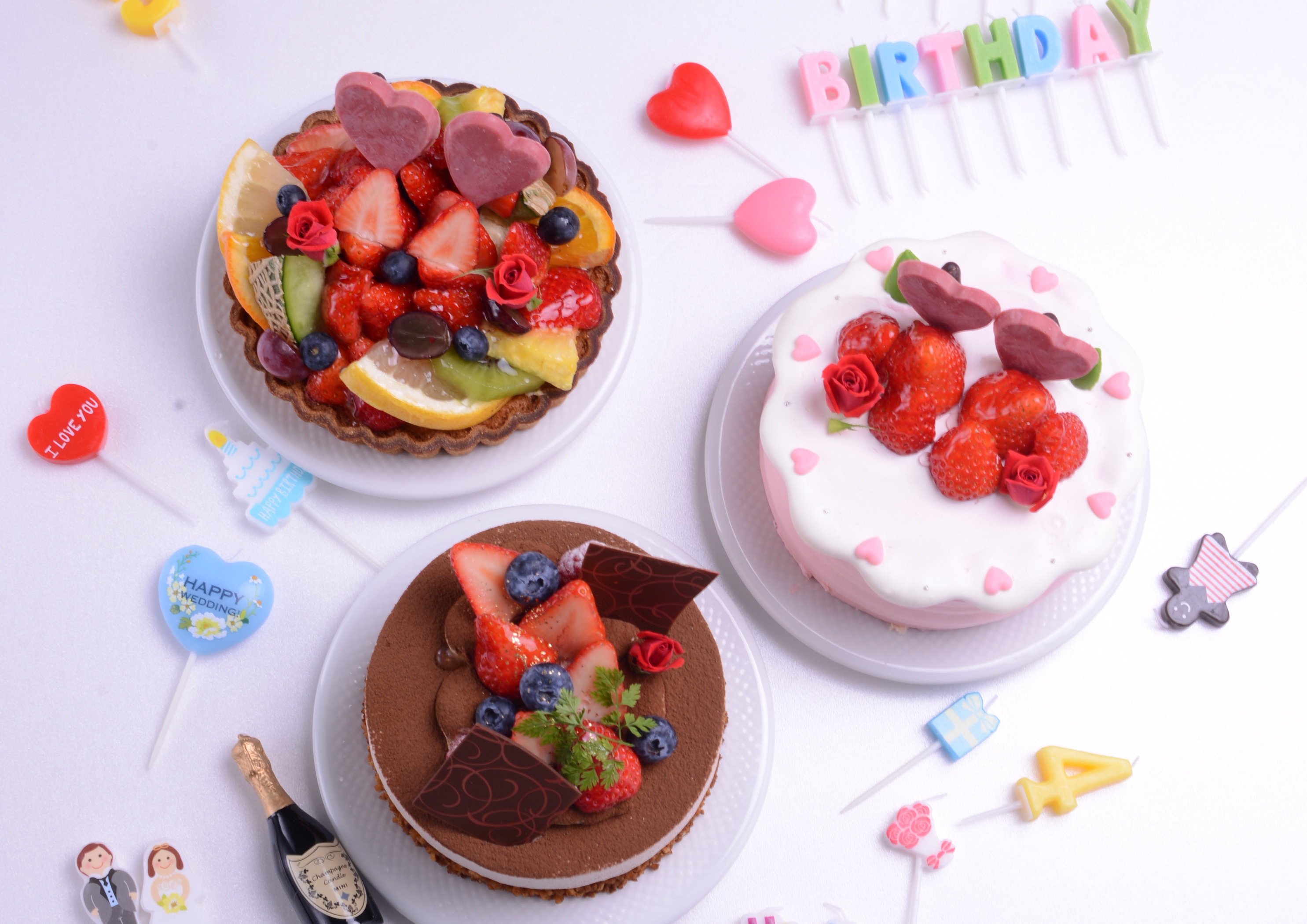 Arranged Food and Objects