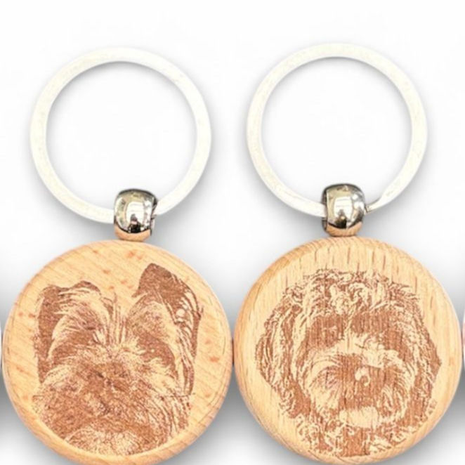 Photo Engraved keyrings