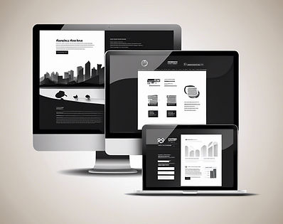 web design graphic website black and whi