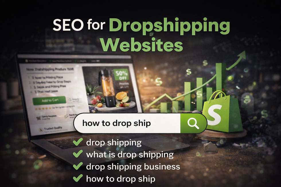 SEO for Dropshipping Websites 2026