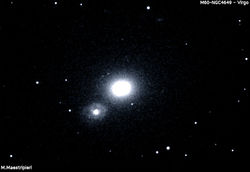 M 60 Elliptical galaxy - virgo