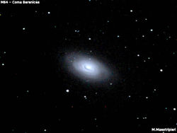 M 64 Black Eye galaxy - coma berenices