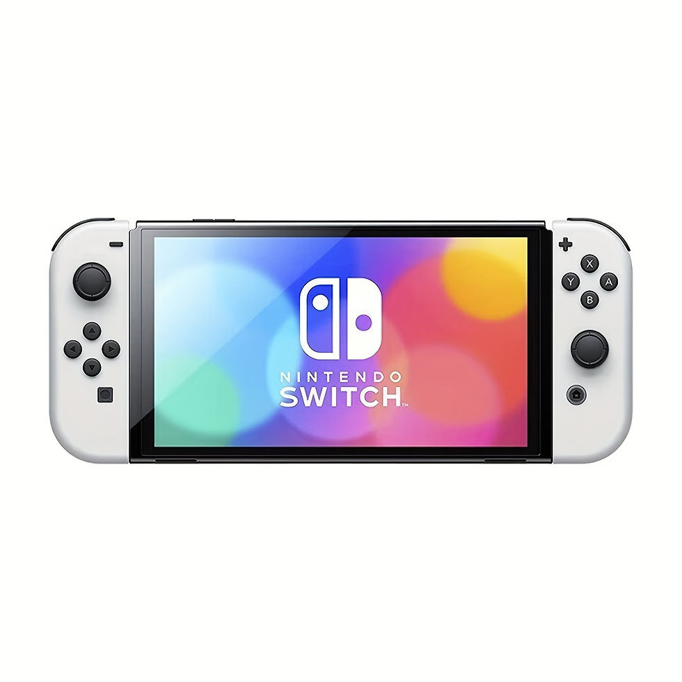 Compact Size| for Nintendo for Switch OLED Model with White Joystick