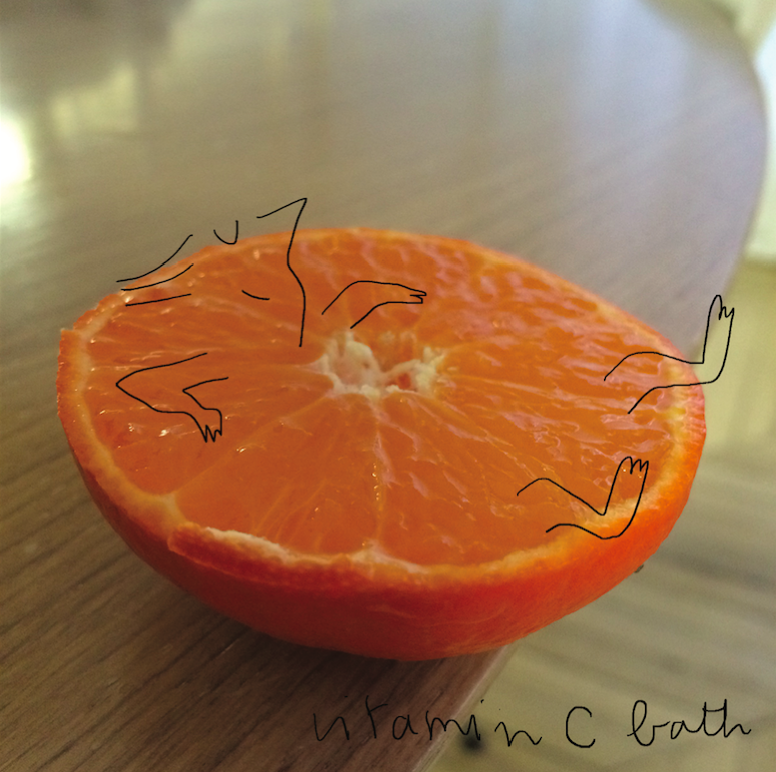 Vitamin C bath