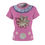 Thumbnail: Bohemian Floral Cut & Sew Tee, Women's Shirt handicraft design