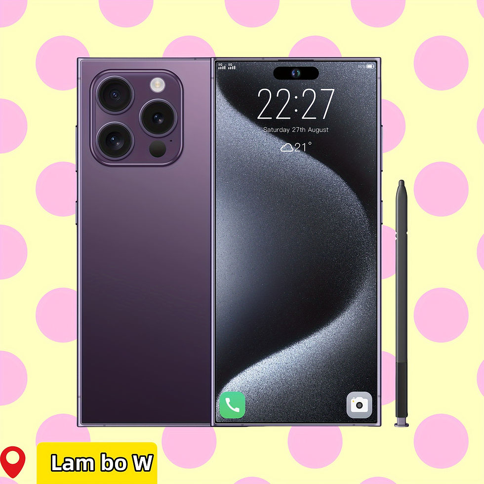 I15U Android 13 Smartphone - 8GB+256GB, 7.0" Full Screen, 78MP+1088MP