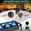 Thumbnail: Ktaxon 3 Burner Gas Propane Cooker Outdoor Camping Picnic Stove Stand BBQ Grill