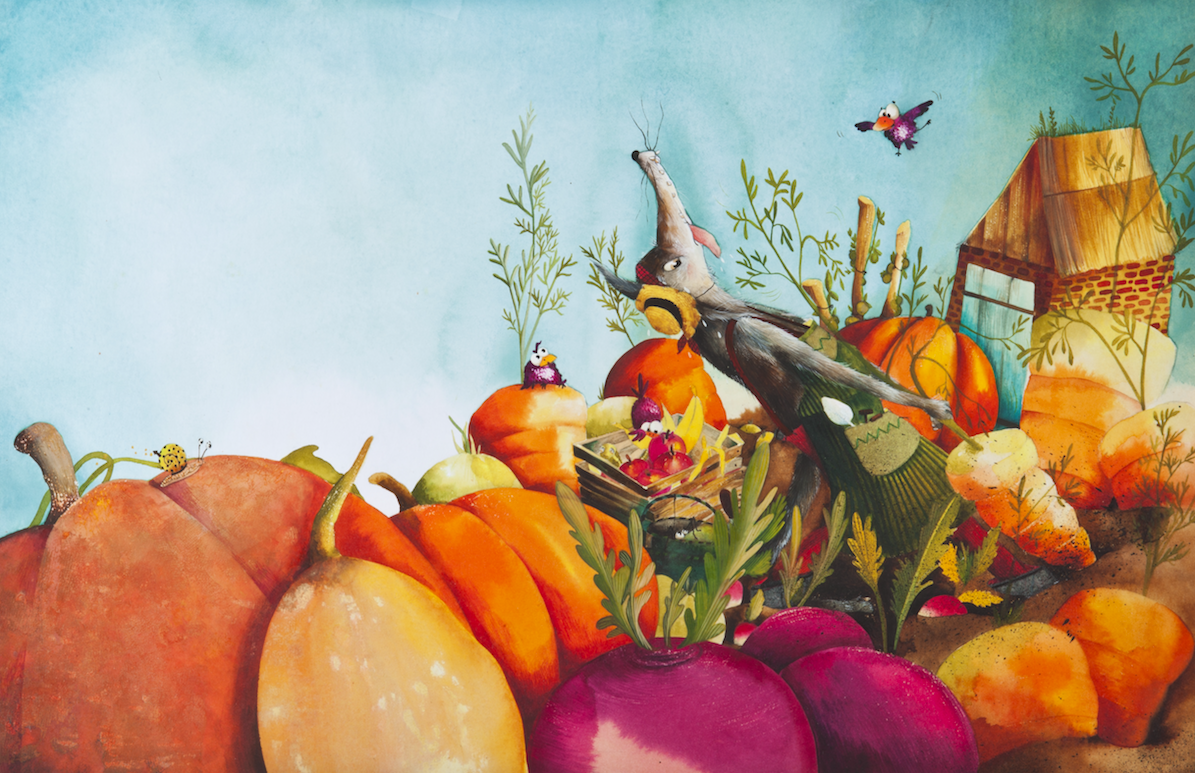 Le Loup dans le potager