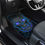 Thumbnail: Skull Design 4pcs Car Floor Mat Set - Non-Slip, Absorbent Polyester Mats for Fit