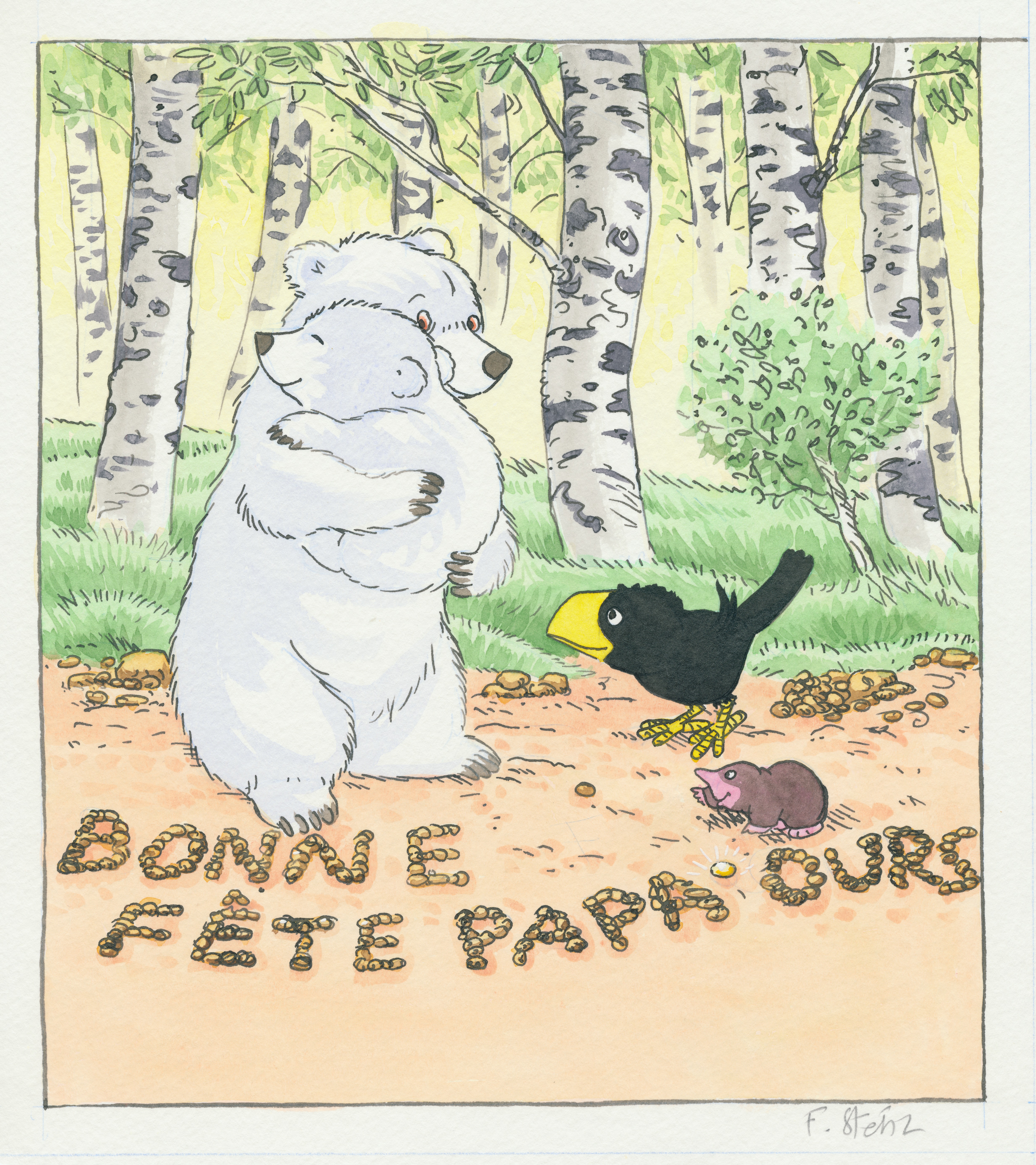 Bonne fête papa ours