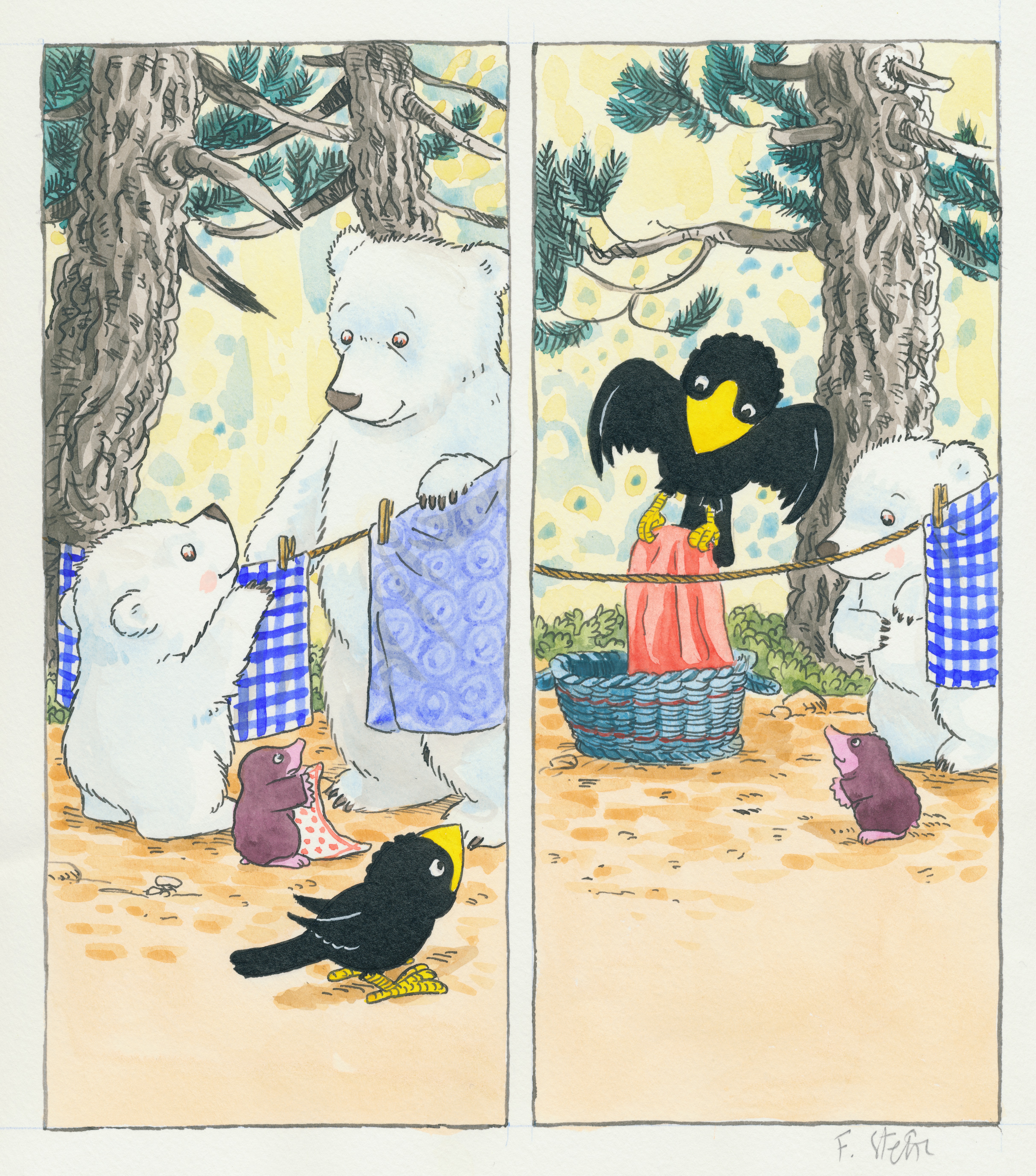 L'Accrochage du linge