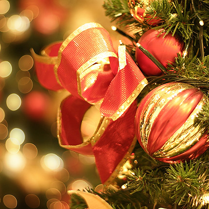 Boules de Noël Rouges