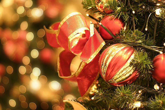 Red Christmas Baubles