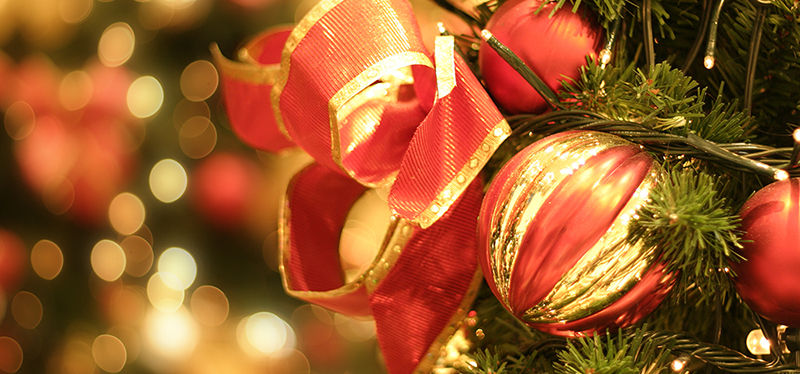 Red Christmas Baubles