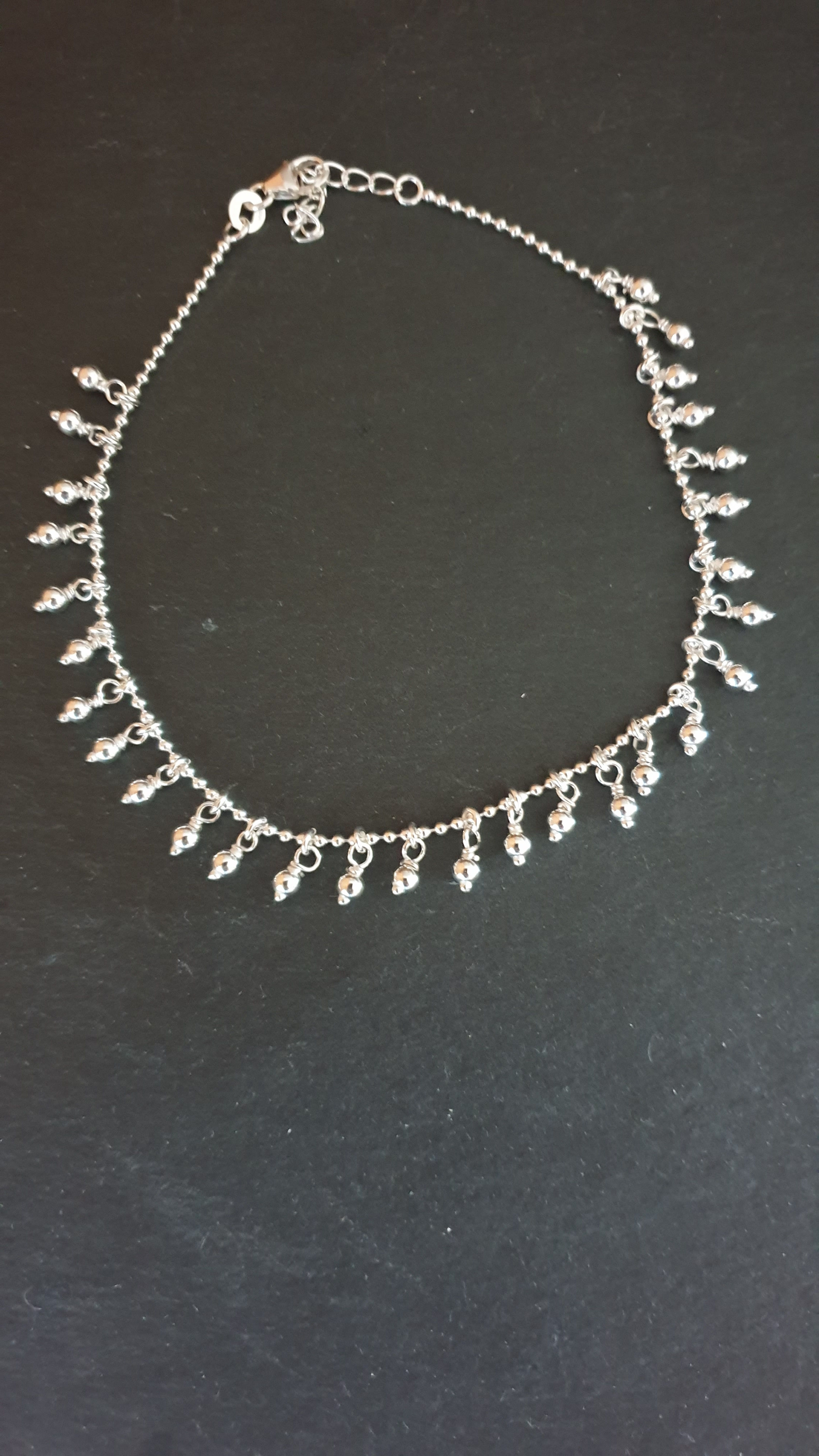 Tröpfli  Fussketten Silber 925