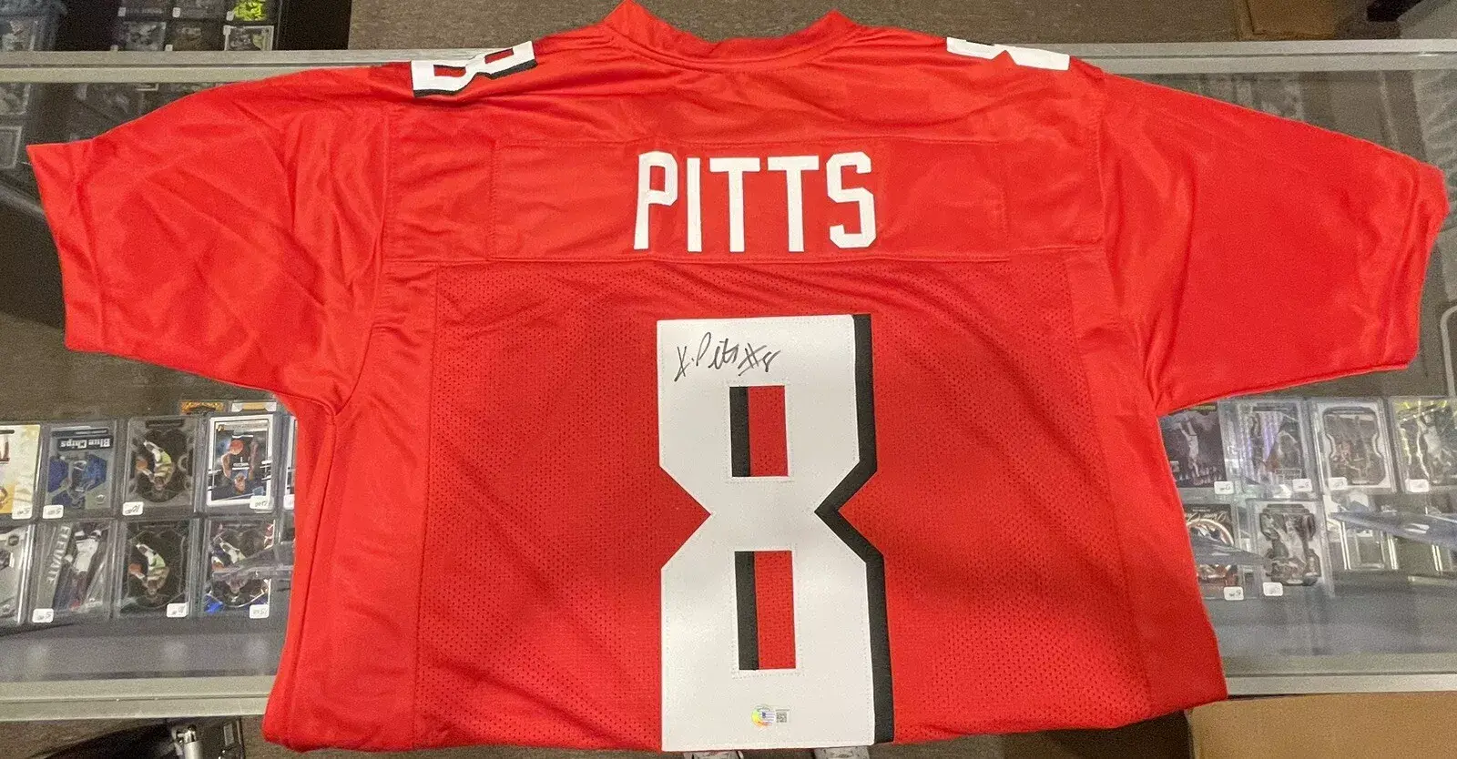 Kyle Pitts Autographed Atlanta Falcons Custom Jersey JSA #8