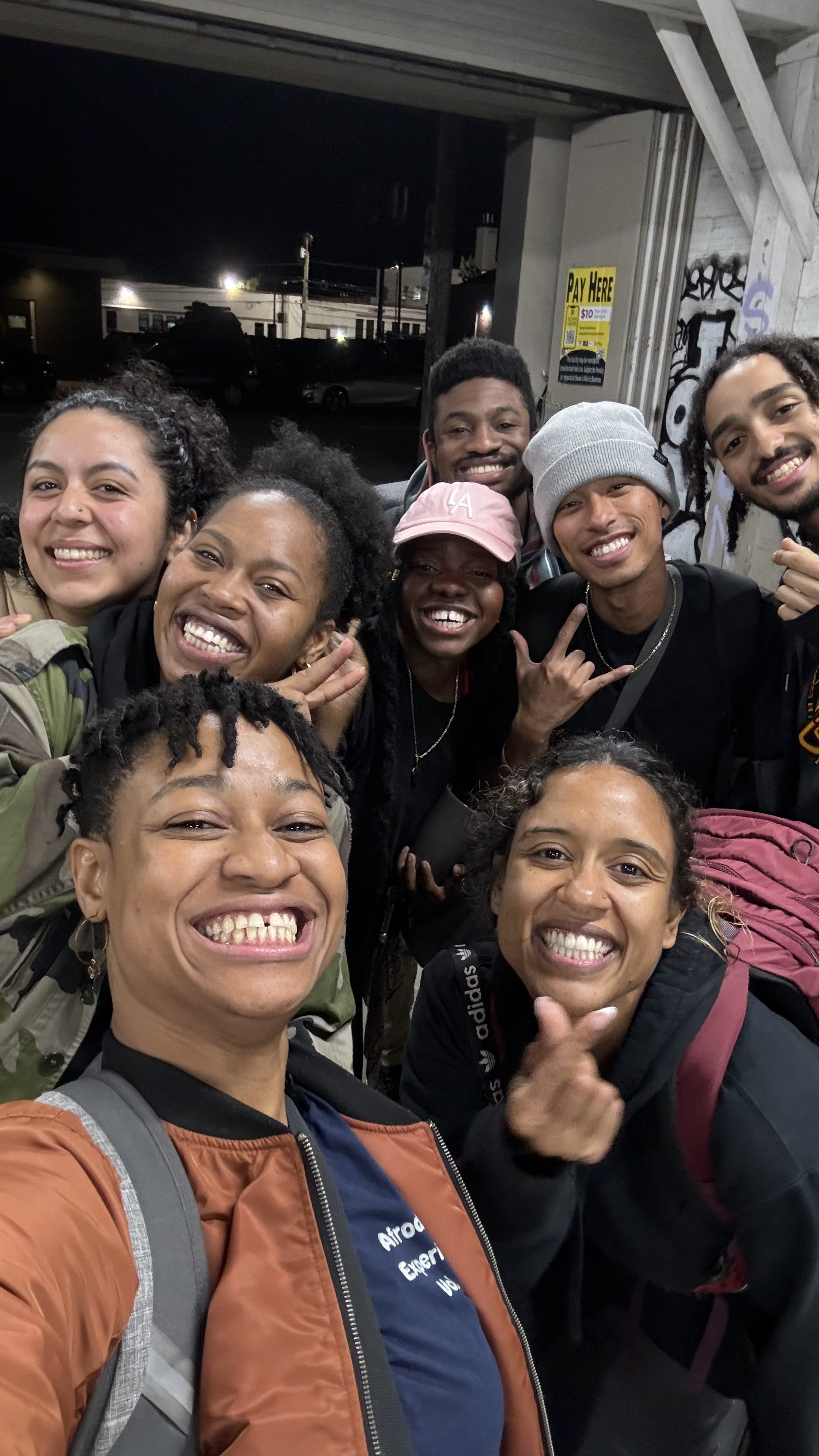AfroDance Experience community group smiling together