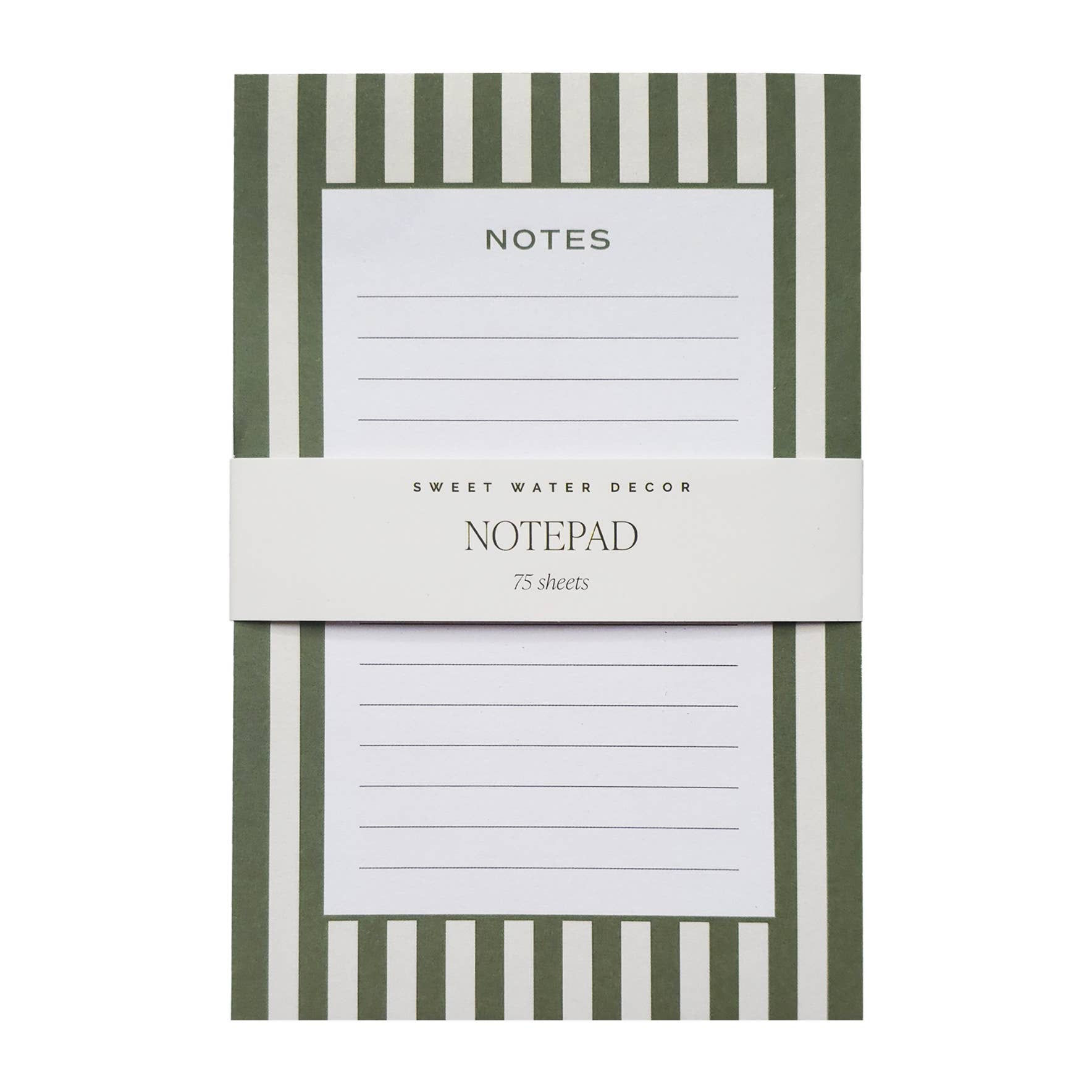 Striped Notepad
