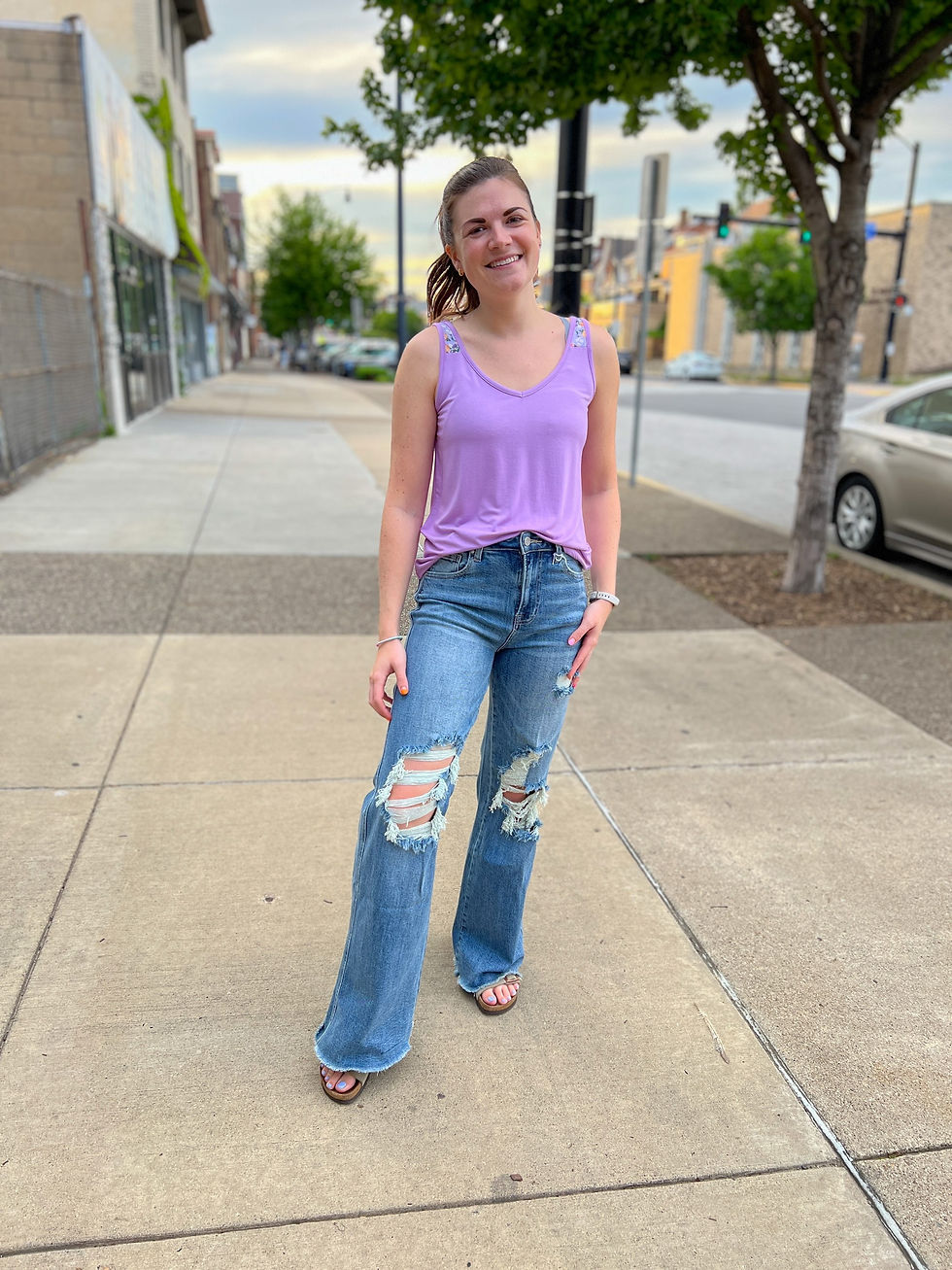 Thumbnail: Blakeley Distressed Jeans