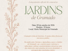 Prefeitura de Gramado convida comunidade para o lançamento oficial do Concurso Jardins de Gramado 2026
